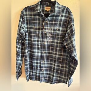 Redhead NWT men’s flannel blue navy